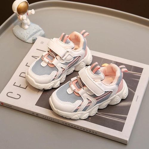 product_image_name-Fashion-Beige-Light Pink Kids Sneakers Shoes Running Toddler Sport Girls Boys Shoes Sneakers Casual Kids Mesh Baby Girl Shoes-1
