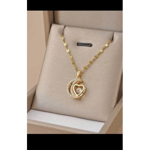 product_image_name-Halo-Gold crystal pendant necklaces -3