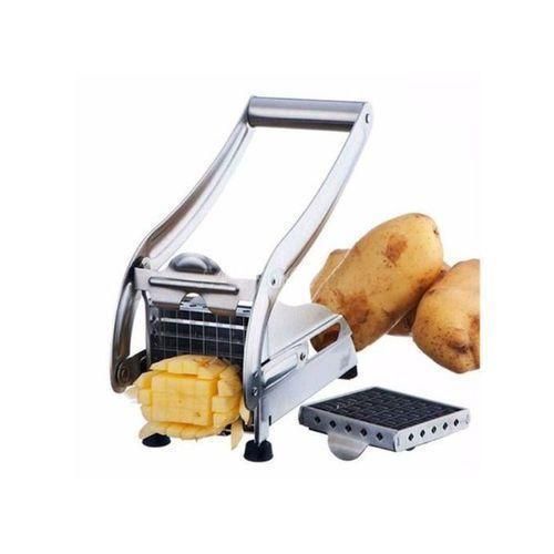 product_image_name-Generic-Stainless Steel Potato Chipper & French Fry Cutter - Silver-2