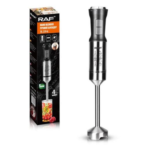 product_image_name-RAF-Hand Blender  Stick Mixer 21 Speeds & Stainless Steel BladesbFood Processor  With Two switches, Perfect for Soups- Multicolor-2