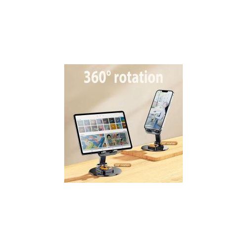 product_image_name-Jmary-MK59 Rotating Stable And Antiskid Wide Compatibility Foldable Desktop Holder For Mobile And Tablet- Multicolor-8