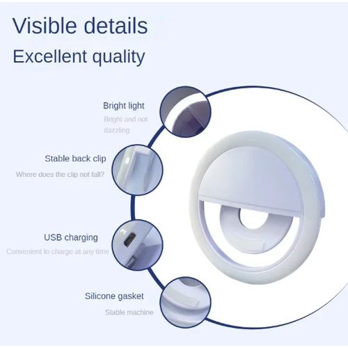product_image_name-Generic-Portable Clip Fill Light Selfie LED Ring Photography-White-7