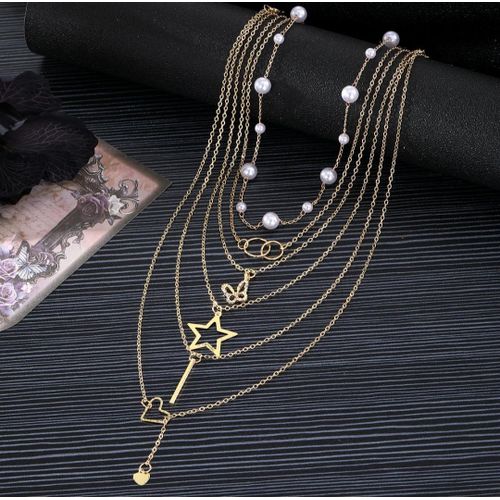 Shop Golden Goddess 6 Piece Layered Necklace Set Perfect