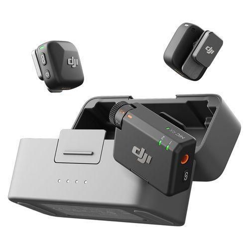 product_image_name-Dji-Mic Mini (2 TX + 1 RX + Charging Case), Ultralight, Detail-Rich Audio, 48h Use, Noise Cancelling, Automatic Limiting, Wireless Microphone BlackI -1