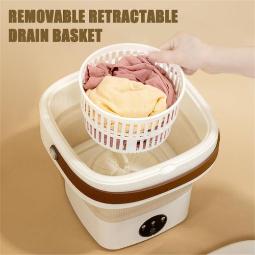 product_image_name-Boma-Small Portable Washing Machine, Mini Washer 4.5L High Capacity with 3 Modes Deep Cleaning for Underwear, Baby Clothes, or Small Items, Foldable Washing Machine for Apartments, Camping, Travel -Multicolor-6