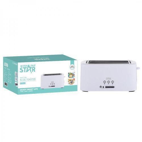 product_image_name-Winningstar-4 Slices Large Electric Bread Toaster - White-1
