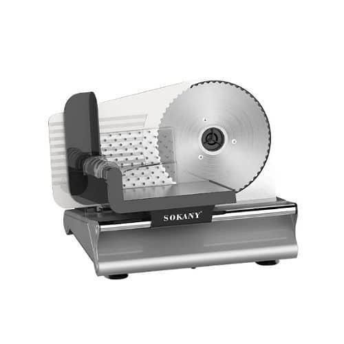 product_image_name-Sokany-Electric Vegetable Food Slicer Machine Commercial Meat Slicer Cutting Machine- Silver-1