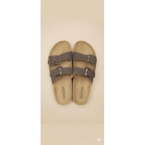product_image_name-Fashion-Mens's buckle sandles - Brown-1