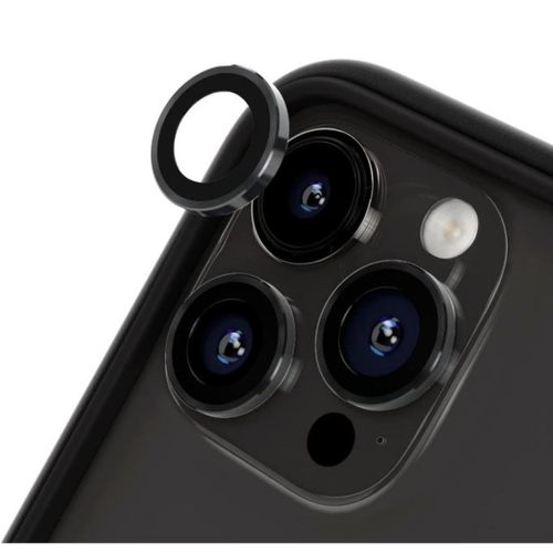 product_image_name-Generic-IPhone 11 12 13 14 15 16 Mini plus Pro and pro Max Camera Lens Protector, Premium Tempered Glass Aluminum Rim Camera Lens-Black-1