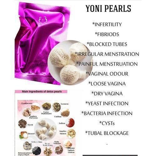 product_image_name-Generic-1 pcs Original Pure Yoni Detox Pearls Conceive TTC, Yeast Infection, Thrush, Bacterial Vaginosis BV, Candida Balls/pearls/tampoons Treatment for Ladies (Full Pearls Treatment)-1