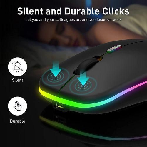 product_image_name-Genetic-GUEETON LED 2.4G Rechargeable Wireless Mouse Black-3