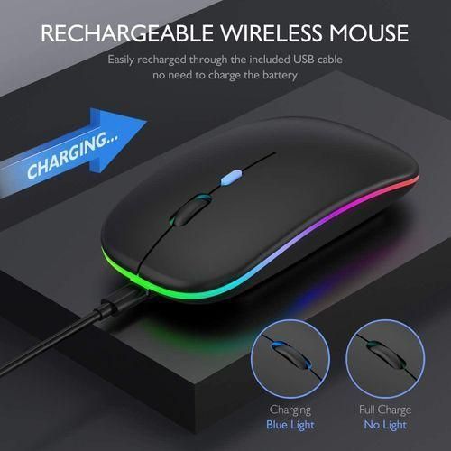 product_image_name-Genetic-GUEETON LED 2.4G Rechargeable Wireless Mouse Black-4