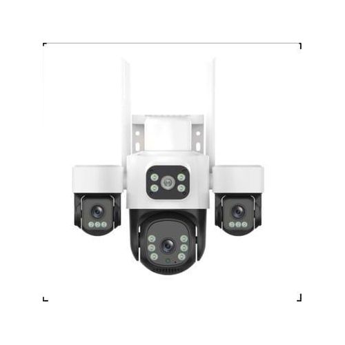 product_image_name-Generic-360 Degree VR 3+3+3+3+3Mp Dual Solar Camera E-Sim With 4-lens 4G Smart Security Camera 8MP Built-in Battery AI Human Detection, Voice moniter, Cloud Storage, Smart IR, WIFI-1