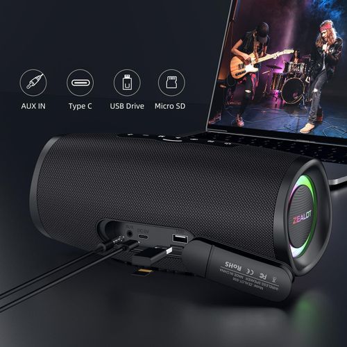 product_image_name-Generic-Portable Rechargable Bluetooth Speakers, S78 120W Speakers IP67 Waterproof Outdoor Wireless Speaker with Big Battery,EQ,Stereo,Party, Beach Wireless Speaker Subwoofer-6