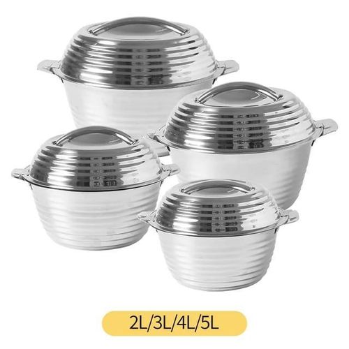 product_image_name-Generic-Large Capacity Food Thermo Container Casserole 4 Pcs 2L 3L 4L 5L Thermal Insulated Hot Pot Food Warmer Set-2