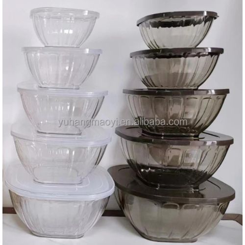 product_image_name-Generic-5pcs Salad bowls - multicolor -2