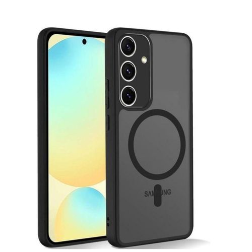 product_image_name-Generic-Samsung Galaxy A56 Phone Case Magnetic, Compatible with MagSafe, Shockproof, Military Grade, Transparent Case-Black-1