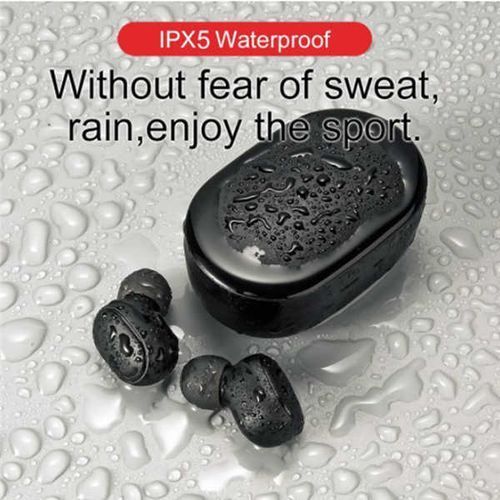 product_image_name-Generic-TWS Wireless Bluetooth 5.0 Earphone sport Earbuds Headset With Mic For Xiaomi Samsung Huawei - Black-5