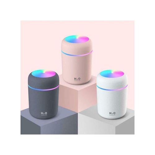 product_image_name-Generic-Share this product    Portable Colorful Mini H2o Humidifier- Essential Oil Diffuser, 300 Ml USB Air For Bedroom, Car, Office, Desktop With Light & 2 Mist Modes - Multicolors-1
