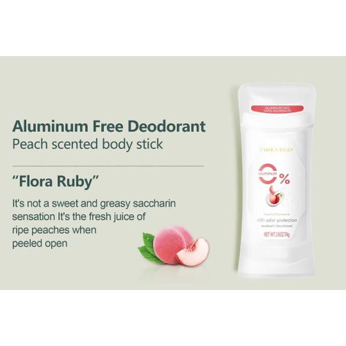 product_image_name-Other-Body Odor Eliminators, Deodorant for Both Men And Women, Free from Aluminum 79g With Peach & Chamomile Scent _White-3