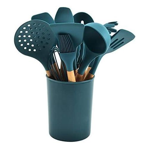 product_image_name-Generic-Silicone Spatula Set With Wooden Handle-6