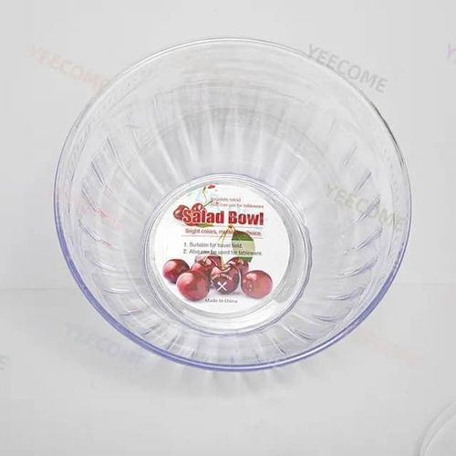 product_image_name-Generic-5 Pieces Of Clear Plastic Salad Bowls with Airtight Lids, Disposable To Go Salad Containers for Lunch, Meal, Party, BPA Free Clear Mixing Bowls for Acai, Green Salads, Fruits, Nuts -5