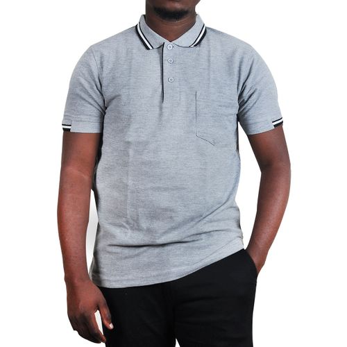 product_image_name-Rubanda-Mayonza-Pocket Men's Polo Shirt - Grey-1