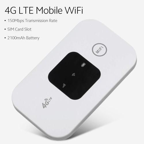 product_image_name-Original-M8 Universal 4G LTE Mobile Portable WiFi Hotspot 150Mbps MiFi with SIM Card Slot (FS) - White-5