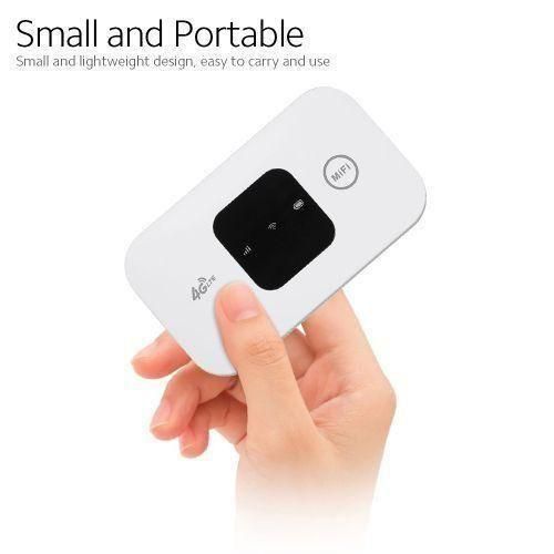 product_image_name-Original-M8 Universal 4G LTE Mobile Portable WiFi Hotspot 150Mbps MiFi with SIM Card Slot (FS) - White-6