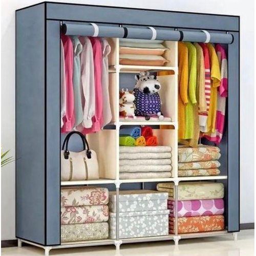 product_image_name-Generic-THREEE COLUMN METALLIC CLOSET - Multi colur-2