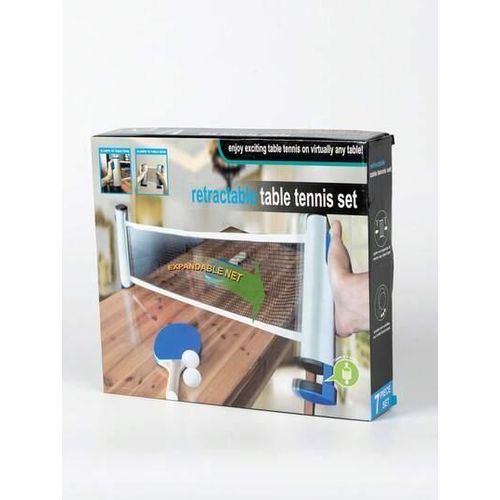 product_image_name-Generic-Portable Restractable Table Tennis Set Two Paddles ,Expandable Net, Table tennis Balls- Black -1