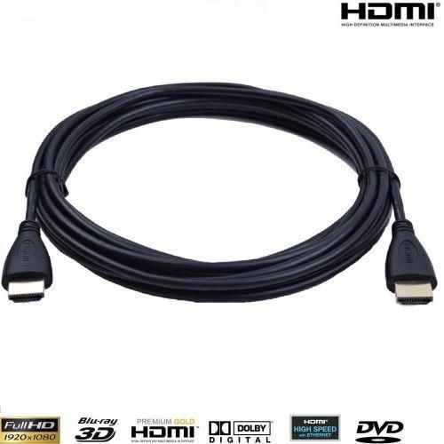 product_image_name-Generic-1.5m HD 1080P  Male To Male HDMI Cable - Black-1
