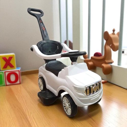 product_image_name-Generic-Children Kid's Baby Ride on Handle Push non electric Toy Car -White-1