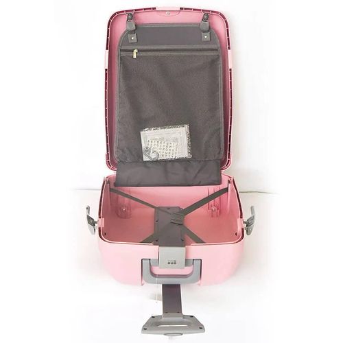 product_image_name-Generic-27 Inch PP Rolling Suitcase Single Lightweight Bag Hard Shell Travel Cabin Case Carry on Luggage Trolley Box With 4 spinner Wheels- Multicolor-3