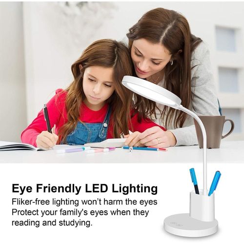 product_image_name-Generic- 5W Rechargable Table lamp 3 Grade Dimming  USB-C Charging  LED Portable Desk Lamp for Study with Pen Stand  Easy Touch Control Glare Free Lighting Adjustable Light Head Pack of 1-5