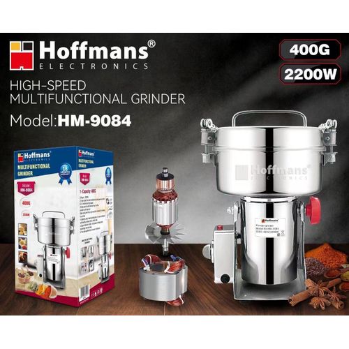 product_image_name-Generic-Electric High-Speed Multifunctional Grinder, 2200W 400G - Silver-1