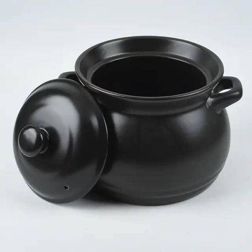 product_image_name-Generic-Ceramic 4.8 Liter Soup Pot-Black-1