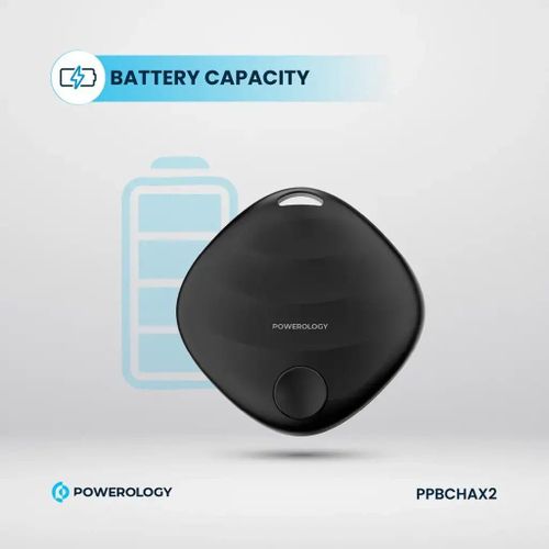 product_image_name-Powerology-Smart Tag With Accelerometer Built-in Speaker, Works with Apple Find My - Black-3