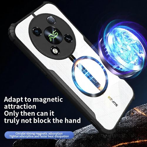 product_image_name-Generic-For Itel RS4 Magnetic Phone Case Airbag Drop Resistant Acrylic Case-6