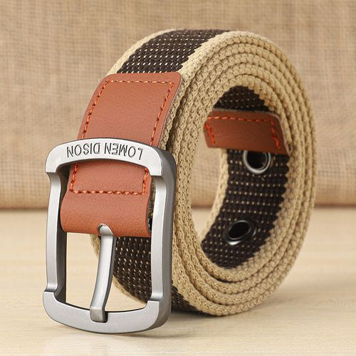 Shop Men Canvas Belt Outdoor Canvas Belts For Jeans Male Casual