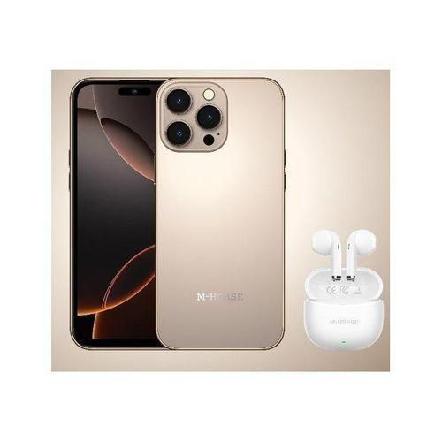 product_image_name-M-HORSE-M16 Pro Max+NFC 12/256GB - Comes with Free EarPods, Screen Cover and Back Cover - Silver-1