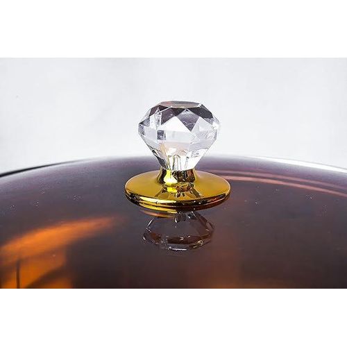 product_image_name-Generic-6 Pieces Set Of Stainless Steel Heavy Bottom Saucepans With Glass Lids And Handles-Multicolour-4