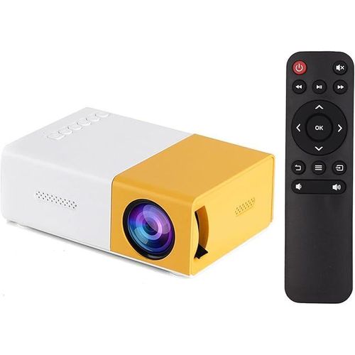 product_image_name-Fashion-Mini LED Projector Supports 720P / 1080P Portable Video Projector with Built-in Speaker & Remote Control-4