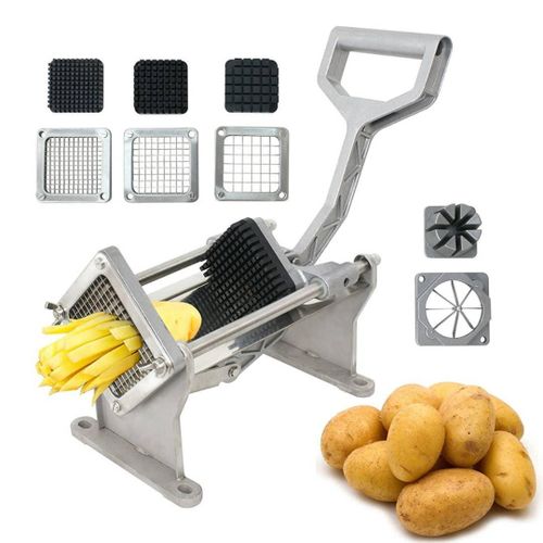 product_image_name-Generic-Commercial Grade French Fries Potato Chips Cutter,Slicer-Silver.-5