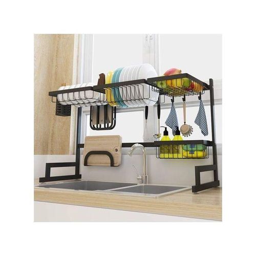 product_image_name-Generic-Over The Sink Dish Drying Rack Dish Drainer For Storage Kitchen Counter Organization Display-2