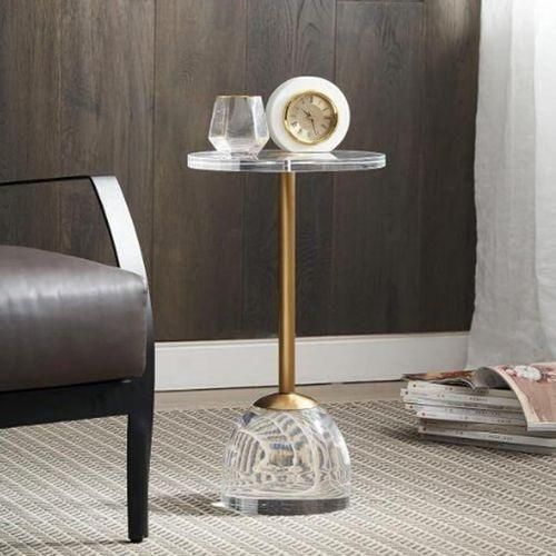 product_image_name-Generic-Modern Acrylic & Metal Accent Table-2