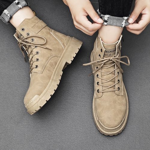 Shop High Top Martin Boots English Style Leather Boots Tooling Boots Jumia Uganda