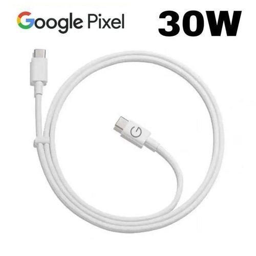 product_image_name-Original-Google Pixel 30W USB C Cable White-1