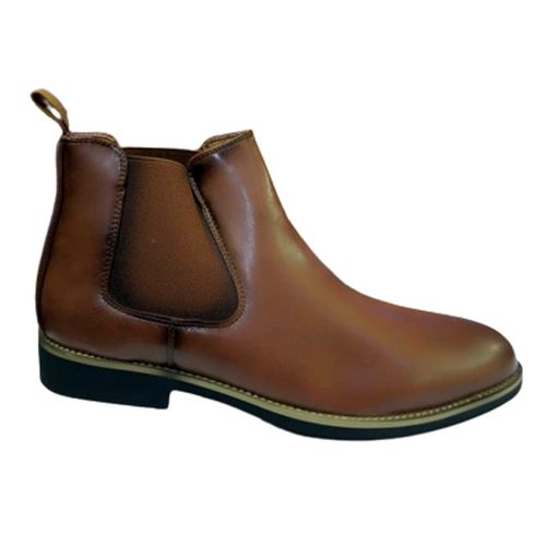 Shop Men s Faux Leather Boots Brown Jumia Uganda
