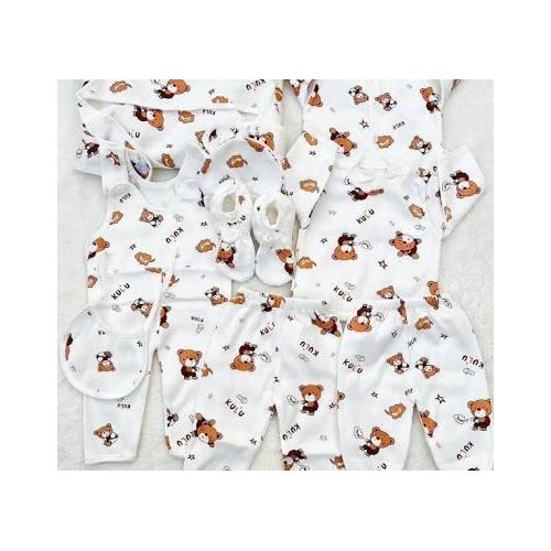 product_image_name-Generic-Newborn Baby 11-Piece Receiving Set Newborn baby 11 pcs fleece gifts set-6